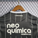 Camisa II Corinthians Retrô | 11/12 Nike - Preta e Branca