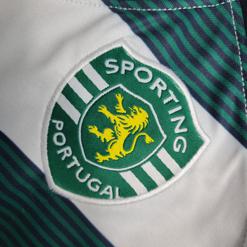 Camisa I Sporting Retrô | 01/03 Reebok - Branca e Verde