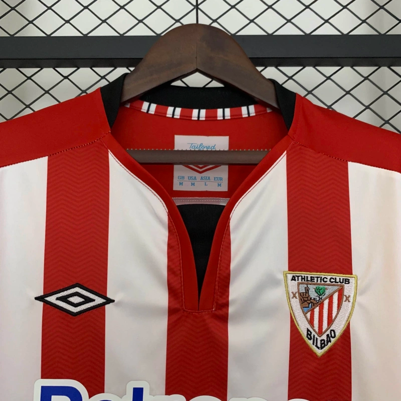 Camisa I Athletic Bilbao Retrô | 11/12 Umbro - Vermelha e Branca