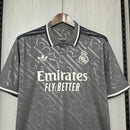Camisa III Real Madrid | 24/25 Torcedor Adidas - Preta