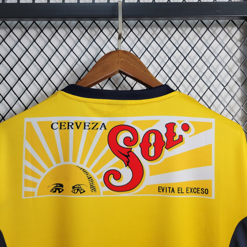 Camisa I América do México | 00/01 Torcedor Nike - Amarela e Azul
