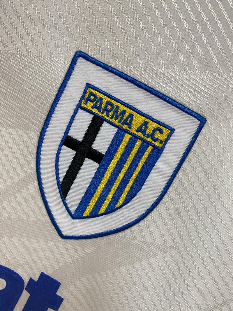 Camisa II Parma Retrô | 93/95 Torcedor Umbro - Branca e Azul