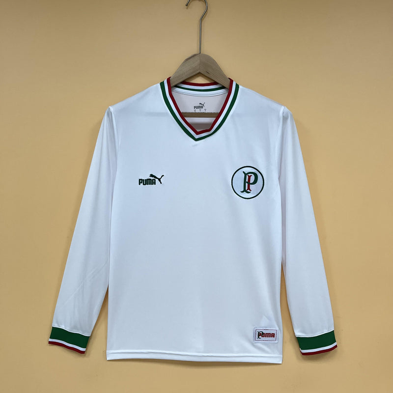 Camisa Comemorativa Palmeiras | 22/23 Torcedor Puma - Branca - Manga Longa