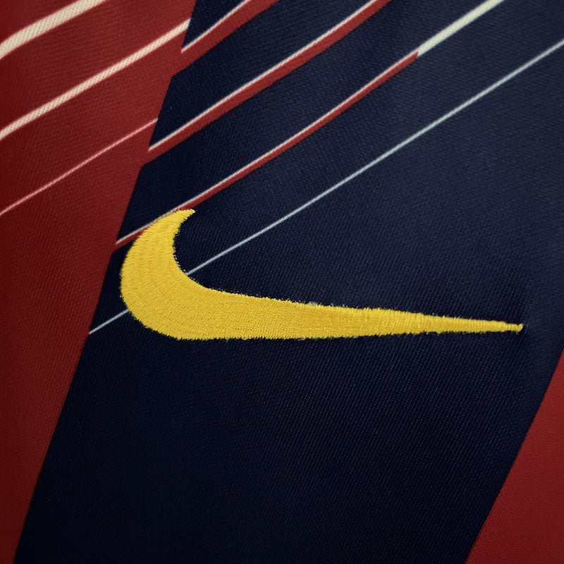 Camisa Treino Barcelona | 23/24 Torcedor Nike - Vermelha/Azul e Branca