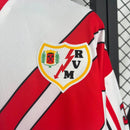 Camisa I Rayo Vallecano Retrô | 97/98 Joma - Branca e Vermelha