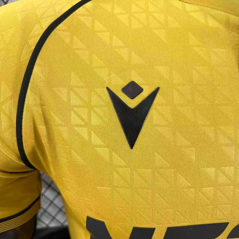 Camisa III Crystal Palace | 25/26 Modelo Jogador Macron - Dourada