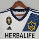 Camisa I LA Galaxy Retrô | 12/13 Adidas - Branca Azul e Amarela