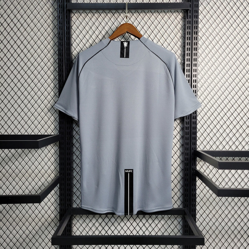 Camisa de Goleiro Manchester United Retrô | 07/08 Nike - Cinza