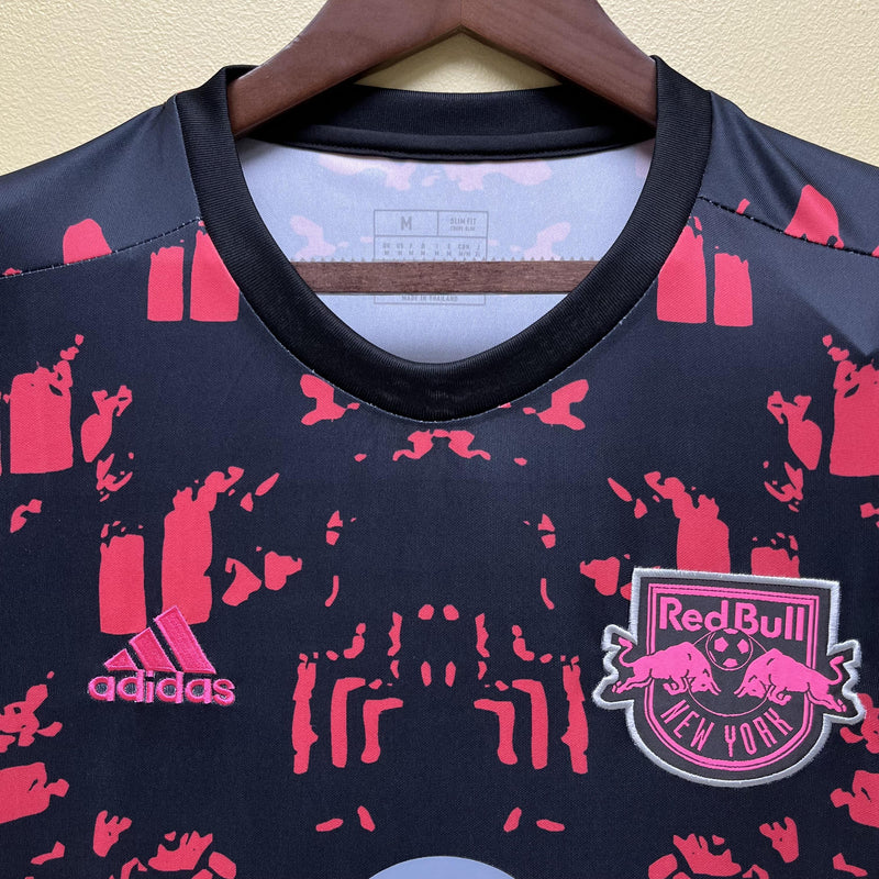 Camisa Edição Especial NY Red Bulls | 23/24 Torcedor Adidas - Preta e Rosa