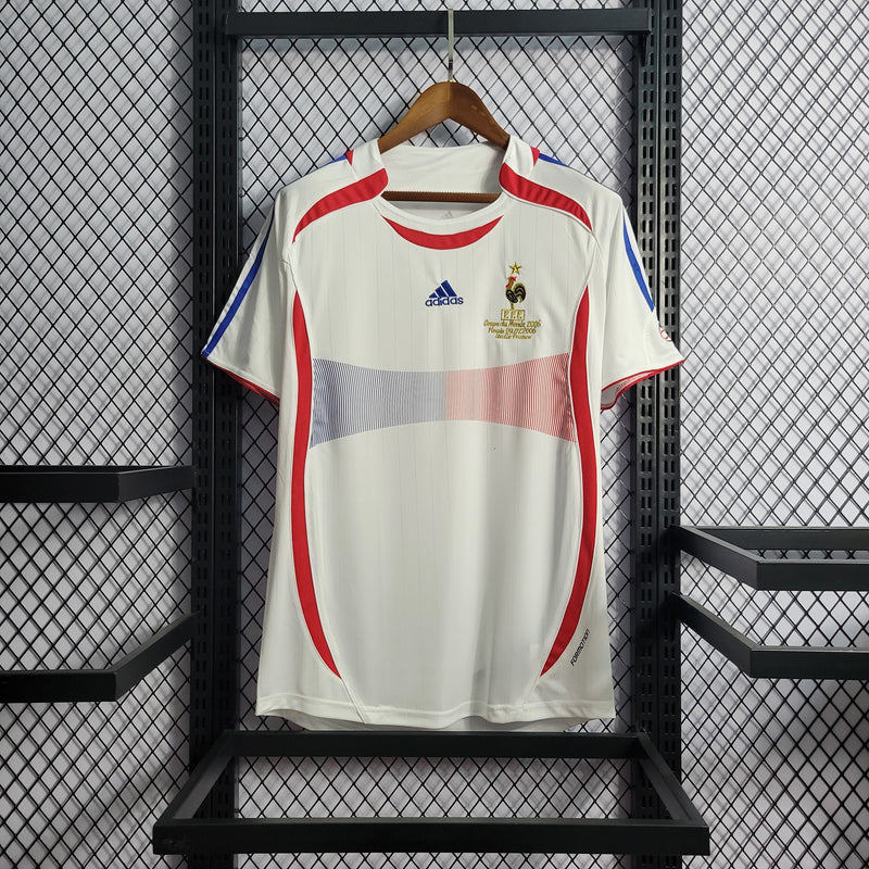 Camisa II França Retrô | 2006 Adidas - Branca