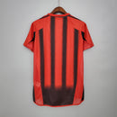 Camisa I Milan Retrô | 04/05 Adidas - Vermelha e Preta