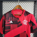 Camisa de Treino Flamengo | 23/24 Torcedor Adidas - Vermelha e Preta