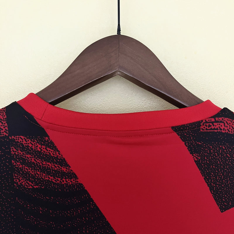 Camisa de Treino Flamengo | 23/24 Torcedor Adidas - Vermelha e Preta