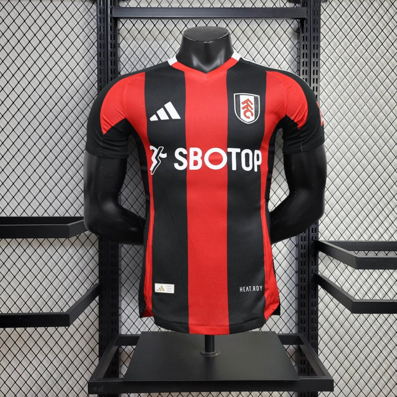 Camisa II Fulham | 24/25 Modelo Jogador Adidas - Preta e Vermelha