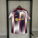 Camisa Treino Barcelona | 23/24 Torcedor Nike - Vermelha/Azul e Branca