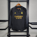 Camisa III Real Madrid | 23/24 Torcedor Adidas - Preta - Manga Longa