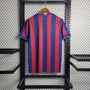 Camisa I Barcelona Retrô | 09/10 Nike - Vermelha e Azul