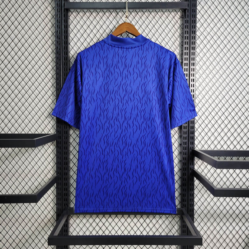 Camisa I Leicester Retrô | 92/94 In-House - Azul
