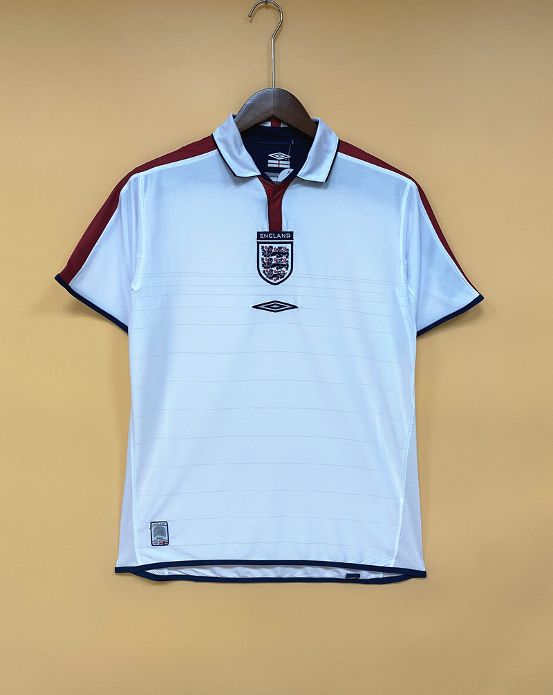 Camisa I Inglaterra Retrô | 2004 Torcedor Umbro - Branca