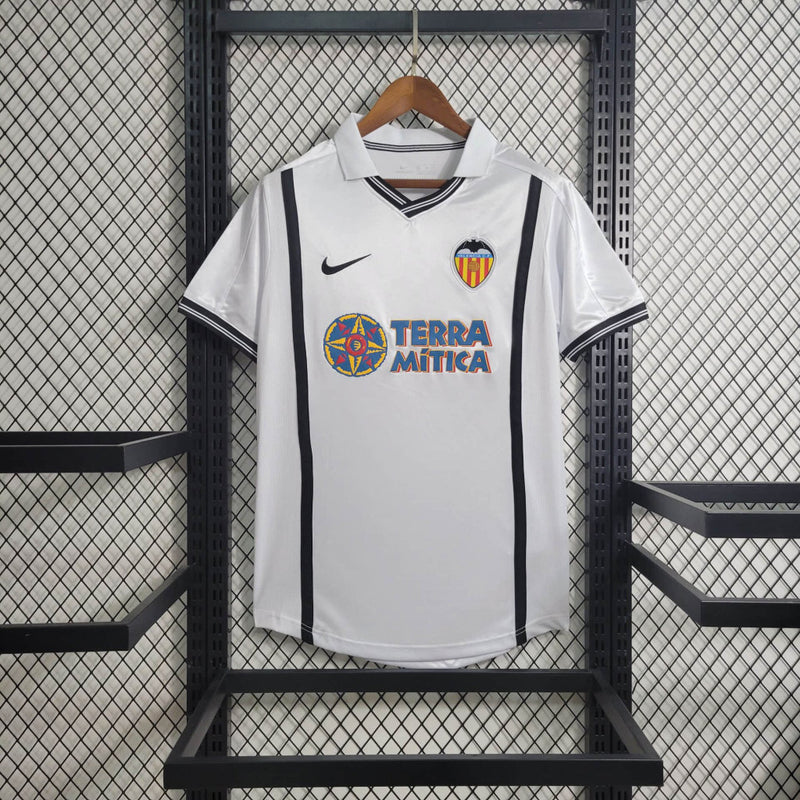 Camisa I Valencia Retrô | 00/01 Nike - Branca