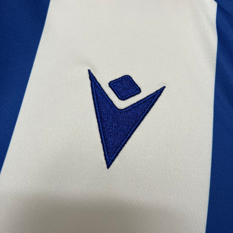 Camisa I Real Sociedad | 24/25 Torcedor Macron - Branca e Azul