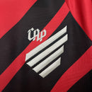 Camisa I Athletico Paranaense | 24/25 Torcedor Umbro - Vermelha e Preta (Patrocínios)