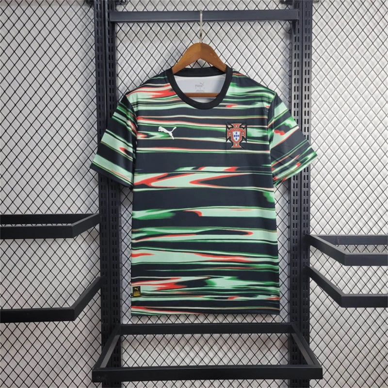 Camisa II Portugal | 2025 Torcedor - Preta Verde e Vermelha