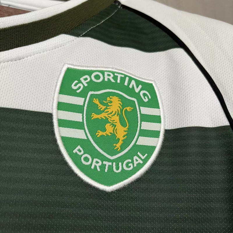 Camisa I Sporting Retrô | 01/03 Torcedor Reebok - Branca e Verde - C.Ronaldo