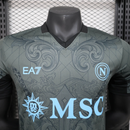 Camisa III Napoli | 24/25 Modelo Jogador EA7 - Cinza e Azul