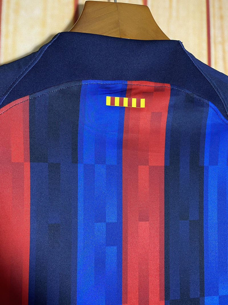 Camisa I Barcelona | 22/23 Torcedor Nike - Azul e Vermelha (sem patrocínio)