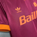 Camisa I Roma Retrô | 92/94 Adidas - Vermelha e Laranja