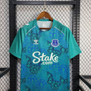 Camisa Pré Jogo Everton | 23/24 Torcedor Hummel - Verde e Azul