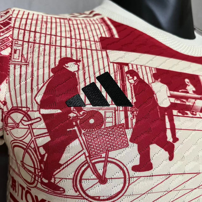 Camisa Edição Especial Tokyo Japão | 23/24 Modelo Jogador Adidas - Vermelha