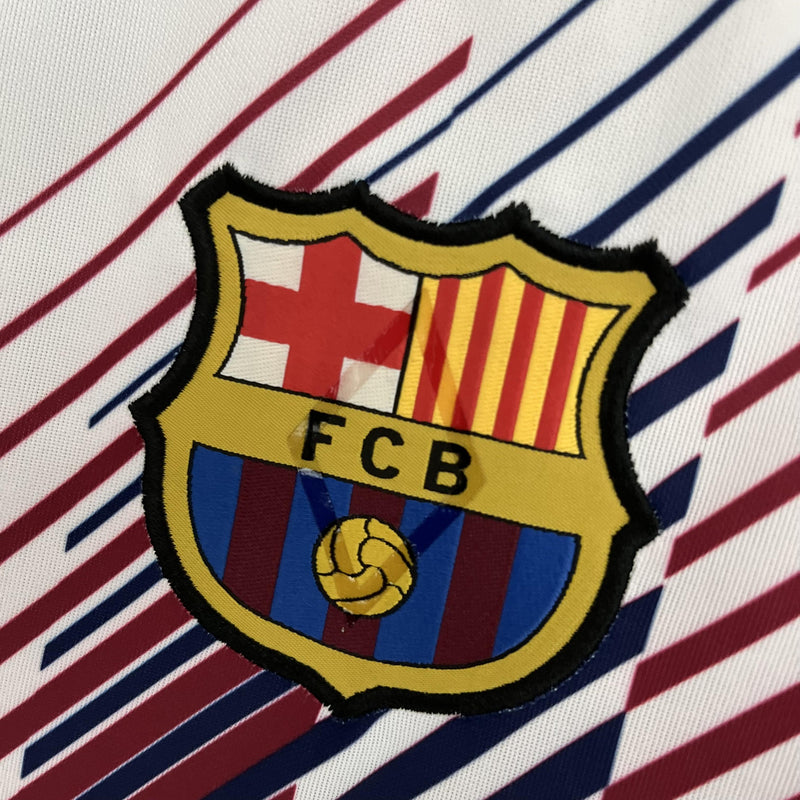 Camisa Treino Barcelona | 23/24 Torcedor Nike - Vermelha/Azul e Branca