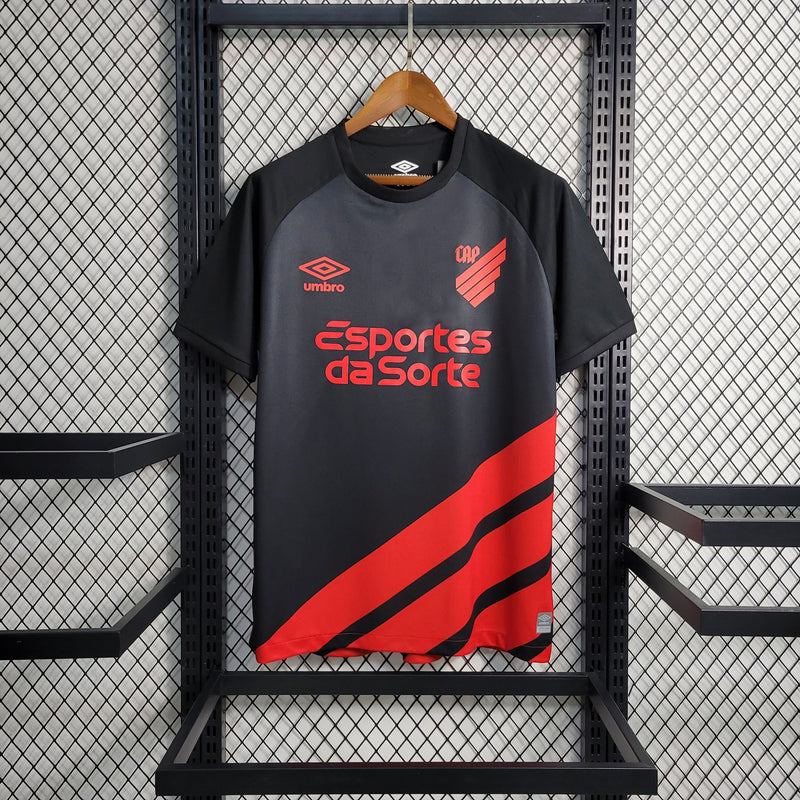 Camisa III Athletico Paranaense | 23/24 Torcedor Umbro - Preta e Vermelha