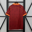 Camisa I Roma Retrô | 99/00 Diadora - Vermelha e Laranja