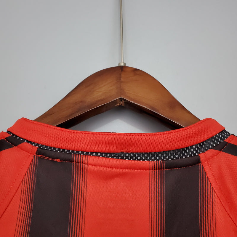 Camisa I Milan Retrô | 04/05 Adidas - Vermelha e Preta