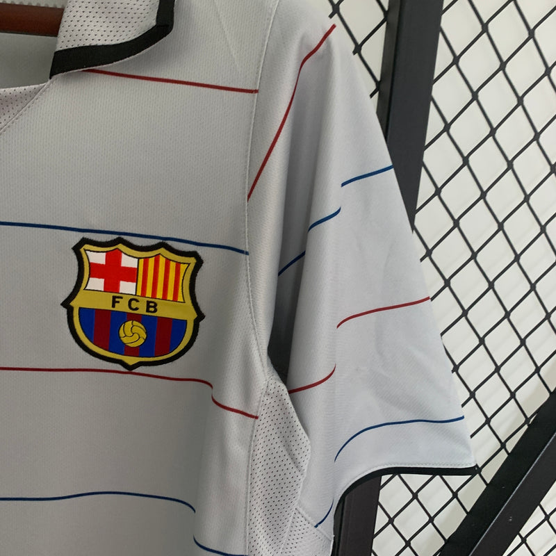 Camisa II Barcelona Retrô | 03/04 Nike - Cinza