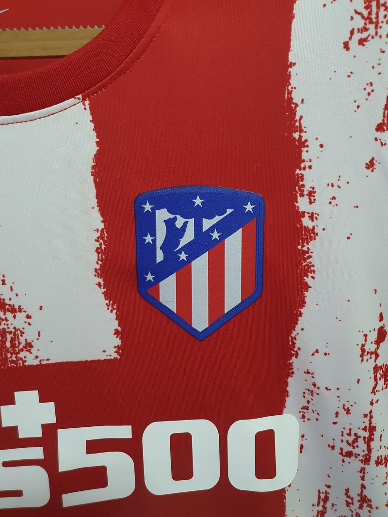 Camisa I Atlético de Madrid | 21/22 Torcedor Nike - Vermelha e Branca