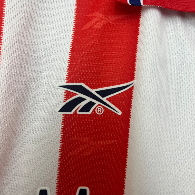 Camisa I Atlético de Madrid Retrô | 98/99 Reebok - Vermelha e Branca