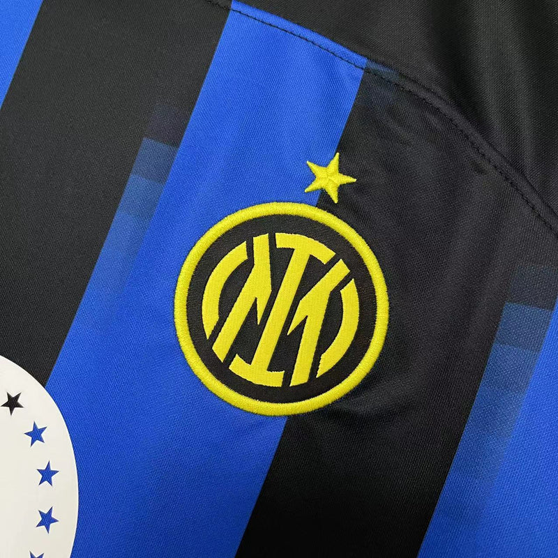 Camisa I Inter de Milão | 23/24 Torcedor Nike - Azul e Preta - Feminina