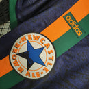 Camisa II Newcastle Retrô | 97/98 Adidas - Azul Verde e Amarela