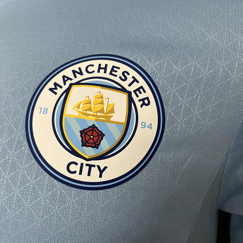 Camisa I Manchester City 0161 | 24/25 Modelo Jogador Puma - Azul