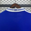 Camisa I Schalke 04 Retrô | 01/02 Adidas - Azul e Branca