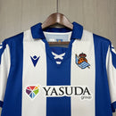 Camisa I Real Sociedad | 24/25 Torcedor Macron - Branca e Azul