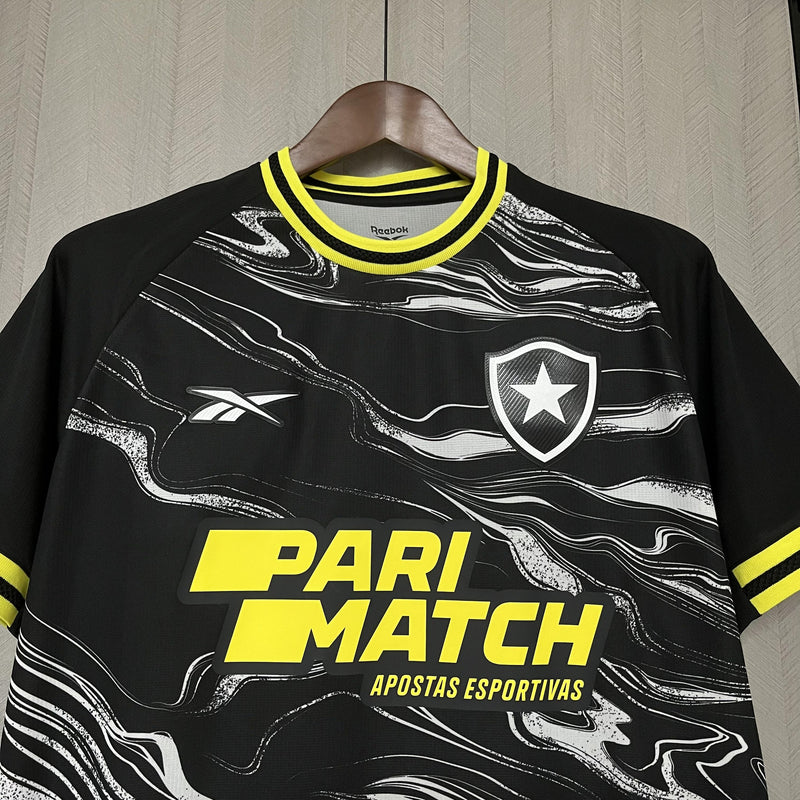 Camisa IV Botafogo | 24/25 Torcedor Reebok - Preta e Branca