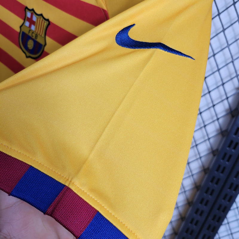 Camisa IV Barcelona | 23/24 Torcedor Nike - Amarela