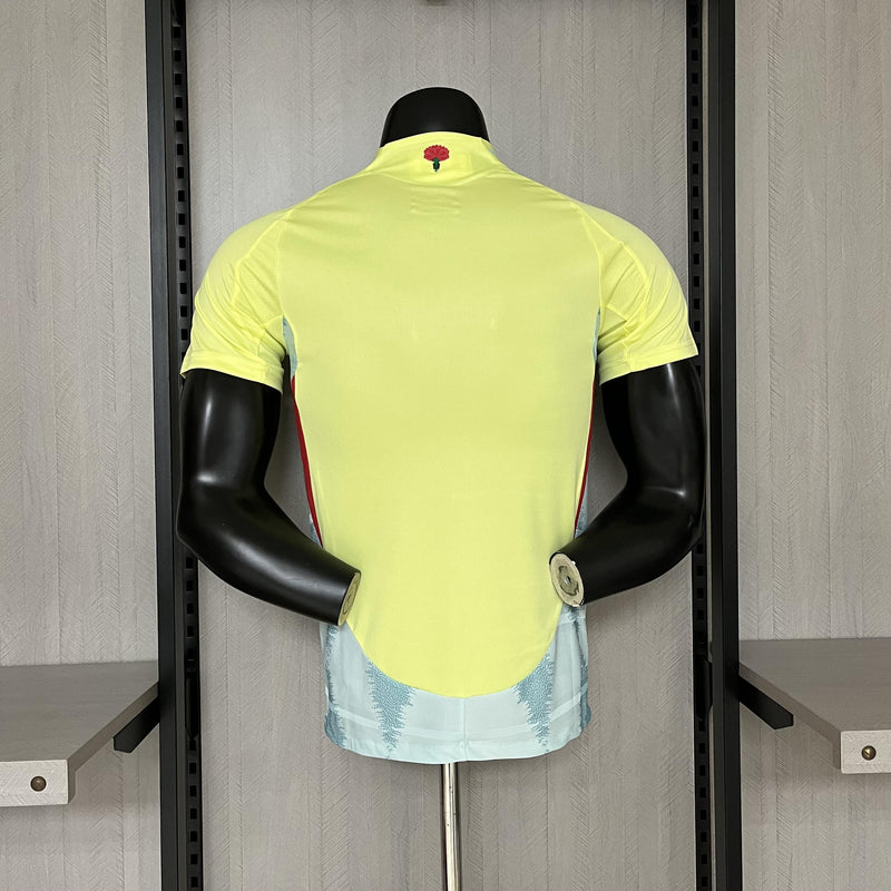 Camisa II Espanha | 2024 Modelo Jogador Adidas - Amarela