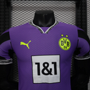 Camisa Edição Especial Borussia Dortmund | 24/25 Modelo Jogador Puma - Roxa