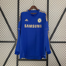 Camisa I Chelsea Retrô | 12/13 Adidas - Azul e Dourada - Manga Longa